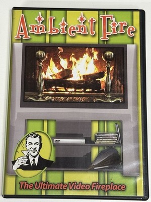 Ambient Fire The Ultimate Video Fireplace DVD 3+ Hours HD Fireplace Vat19