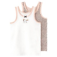 Tanktop Name It Nmftank, GrößE Evening Sand, Herzen, Baumwolle