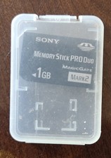 Sony Memory Stick PRO Duo 1GB Mark2 MagicGate Genuine PSP Camera