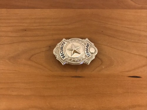 Security Metal Badge