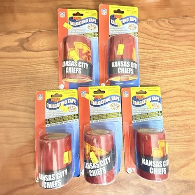 NFL Super Bowl LVII Champion Kansas City Chiefs TAILGATING TAPE 50 FT Lot Of 5
