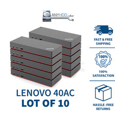 Lenovo ThinkPad Thunderbolt 3 Dock 40AC DBB9003L1 Docking Station LOT OF 10