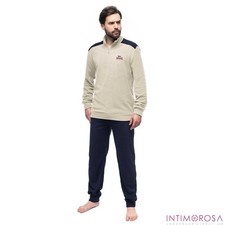 Lonsdale LOUAI25237 Men's Warm Fleece Seraph Neck Pyjamas