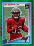 2025 Panini Donruss Optic - Rated Rookie Tez Johnson #231 Green Hyper Prizm (RC)