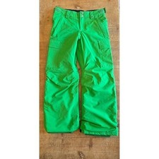 Burton DryRide green youth snow pants size medium EUC