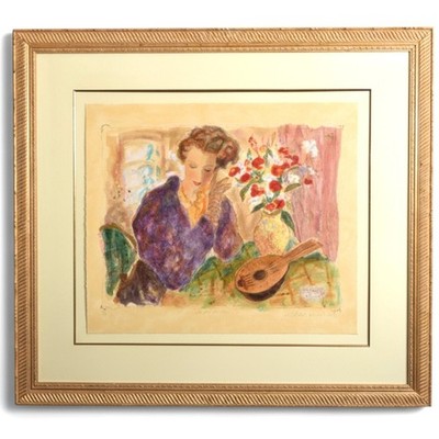 Roy Fairchild ''Gift From Far Away'' Signed LE Serigraph w/ COA   Framed
