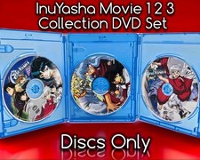 InuYasha Movie 1 2 3 Collection DVD Set Viz Media Anime Feudal Fairy Tale