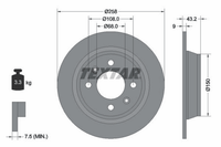 2X Bremsscheibe Hinterachse FüR Saab 900 I Combi Coupe Cabriolet 9000 SchräGheck