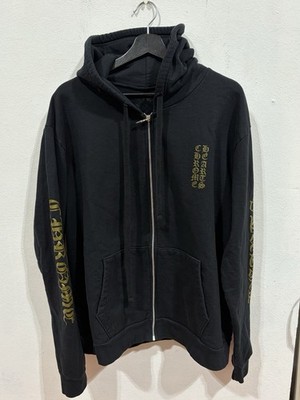 Chrome Hearts Vertical 1988 Chocolate Zip Up Hoodie Size L NEW 100% AUTHENTIC