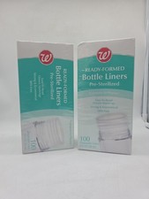 Walgreens ready formed 8 Oz bottle liners pre sterilized 2 hundred count