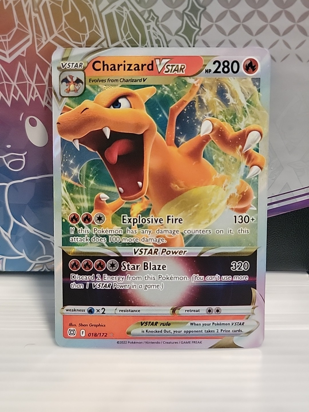 Charizard VSTAR 18/172 Swsh09 + (Jpn Charizard Vstar 14/172 Free