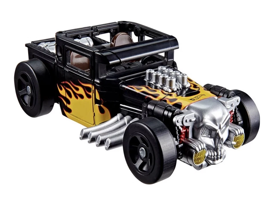 Transformers X Hot Wheels Collaborative: Hasbro 2025 (BONE SHAKER) 8+ Brand New! - Image 4 of 4