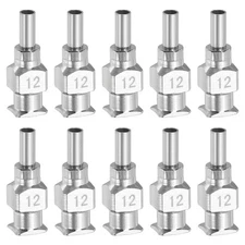 10 Pcs 12G 0.26 Inch Bent Blunt Tip Dispensing Needle for Refilling Liquid