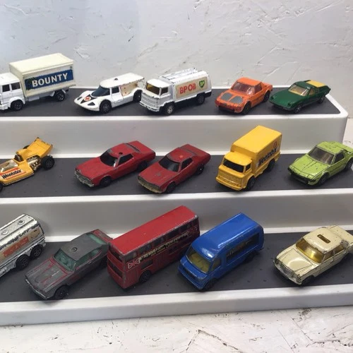 Vintage Corgi Junior Cars. Job lot bundle - play worn. x 15