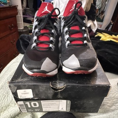 Jordan Flight Runner Men's Black/White-Gym Red-Wolf Grey 631606-001
