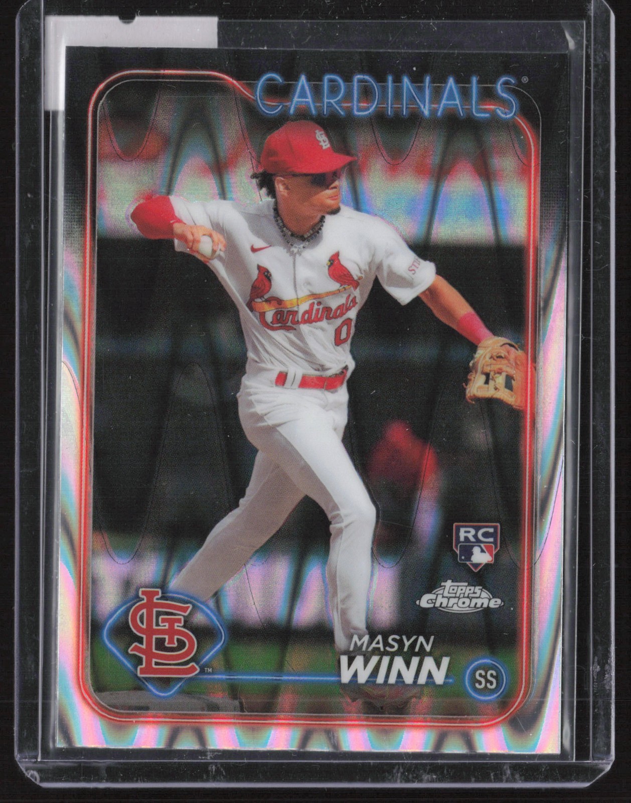 Masyn Winn 2024 Topps Chrome Raywave Refractors #189 RC