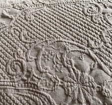 Matelasse Throws Coverlets Mauve 72 X 51 Pair ABC Carpet & Home Portugal Cotton