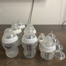 Tommee Tippee Baby Bottle Lot 9oz Bottles 5oz Bottle Extra Nipple Bundle G5