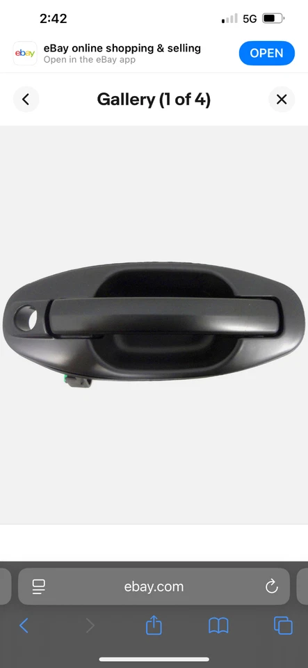 Manija de puerta exterior - Manija de puerta exterior Dorman se adapta a 01-06 Hyundai Santa Fe Foto 3 de 3