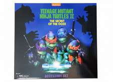 NECA TMNT Teenage Mutant Ninja Turtles II Secret Of The Ooze Accessory Set