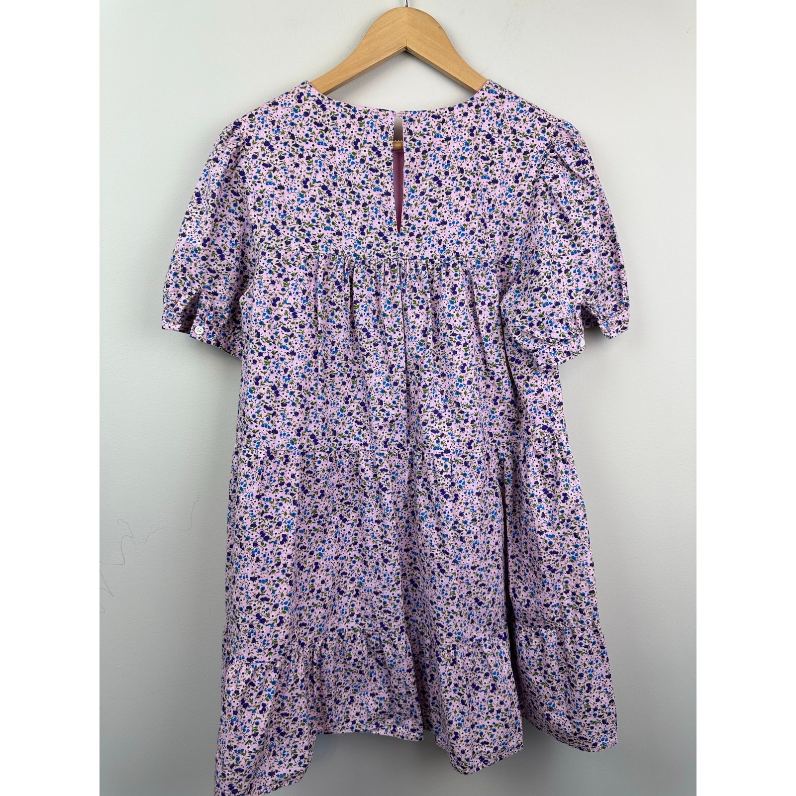 Pomander Place Lilac Floral Quinn Dress Size Medium