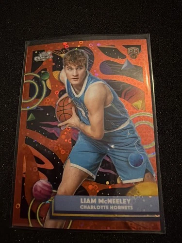 2025-26 Topps Chrome Cosmic Lunar Refractor SSP 1:764 Liam McNeeley