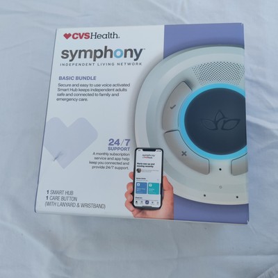 Symphony Independent Living Network Basic Bundle Smart Hub Care Button New OB