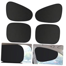 4 Pack Car Window Shades - Electrostatic Adsorption Blackout Sun Shade for Side