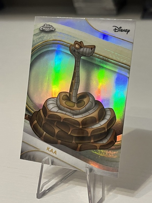 Topps Chrome Disney 2025 Kaa The Jungle Book Trading Card #109 Refractor