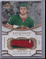 2018-19 Exquisite Rookies Patch Jordan Greenway 163/299 Minnesota Wild #RP-JG