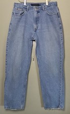 Calvin Klein Men s Easy Fit Jeans Light Blue 34x30 90 s