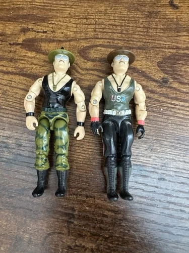 Vintage 1985-1986 Hasbro GI Joe ARAH  V1 & V2 Sgt. Slaughter Action Figure