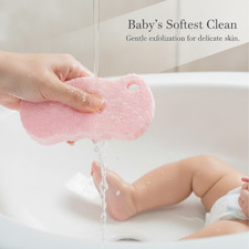 Baby Bath Sponge, PVA Exfoliating Sponge for Gentle Bath Time, for Babies