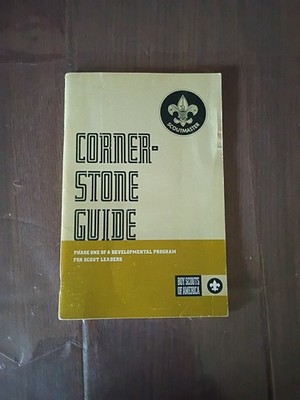 Cornerstone Guide BSA Boy Scouts Vintage Book 1970s Boy Scouts