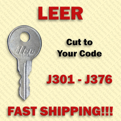 Leer Truck Cap Replacement Key Cut to Your Code J301 - J376