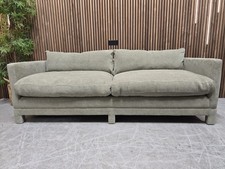 Soho Home Ashford 3 Seater In Sage Chenille Linen RRP-£3995