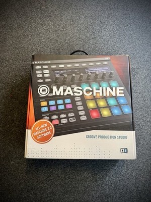 Native Instruments Maschine MK2 Schwarz, Inkl. Software, Anleitung, Kabel