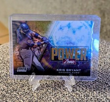 2020 Topps Stadium Club Chrome Power Zone Gold Refractor /50 Kris Bryant #PZ-19