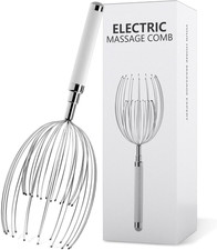 Electric Scalp Massager with 20 Metal Fingers - Head Scratcher Tool