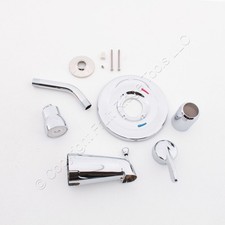 Cleveland Cornerstone 40311C Chrome Lever Faucet Shower Head w/ Trim Made in USA