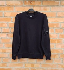 C.P. Company Men's Diagonal Raised Fleece Lens Sweatshirt sz L