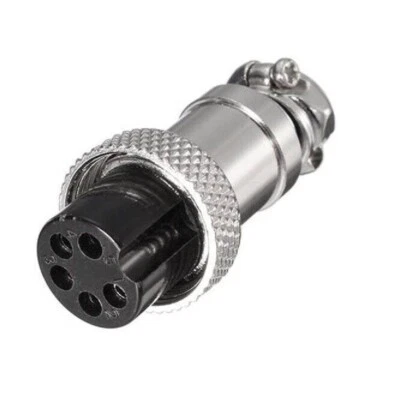 Metal Detecting Detector Replacement 5 Pin Coil Cable Plug Fits Minelab Etc. NEW