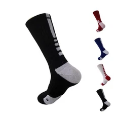 5 Pairs Professional Elite USA Long Knee Sport Socks Men Compression Thermal