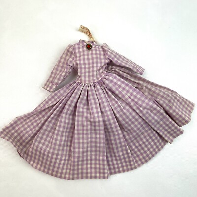 Louisa M. Alcott Little Woman MEG By Madame Alexander Vintage Plaid Doll Dress