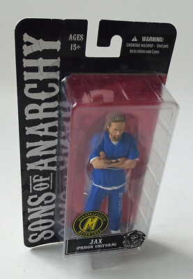 Sons of Anarchy - Jax Teller Blue Prison Uniform 15 cm Figur Mezco Neu/New