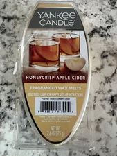 Yankee Candle HONEYCRISP APPLE CIDER WAX MELTs Tarts New Home Fragrance