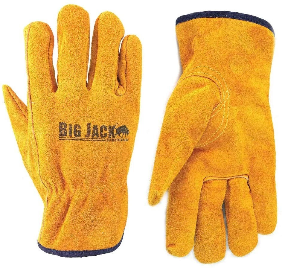 Better Grip Premium Grade Insulated Cowhide Leather Driver Gloves, BGBY6GD