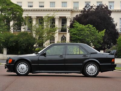 Cars 1989 mercedes benz 190 evolution Desk Mat Stitched
