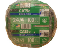 Southwire 56917943 100' Grey 24 Gauge 4 Wire Riser Cord  No 56917943