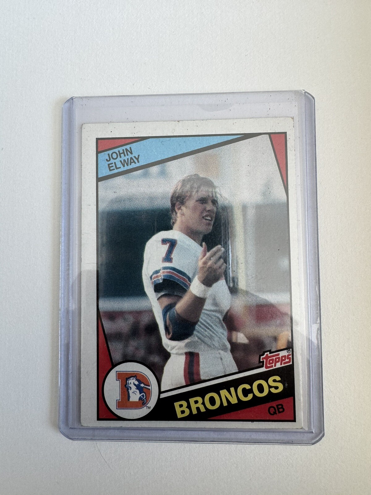 1984 Topps Vintage Football John Elway Rookie RC 63 Denver Broncos eBay
